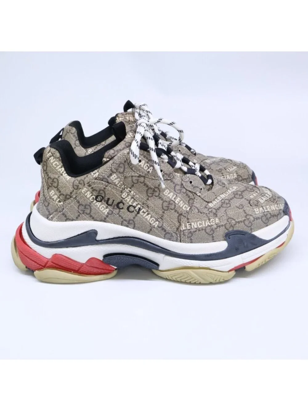 Gucci Balenciaga x the Hacker Project Triple S Sneakers